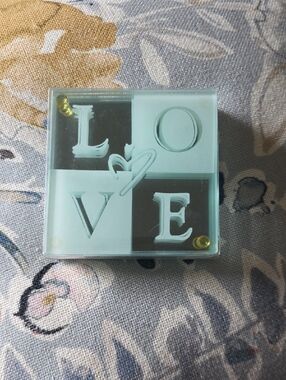 LOVE Glass Coasters Set Of Four
